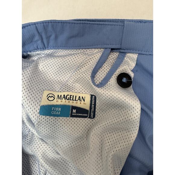 Magellan Men's Medium Fish Gear Falcon Lake 7" Shorts Blue Outdoors Lightweight - Picture 8 of 10